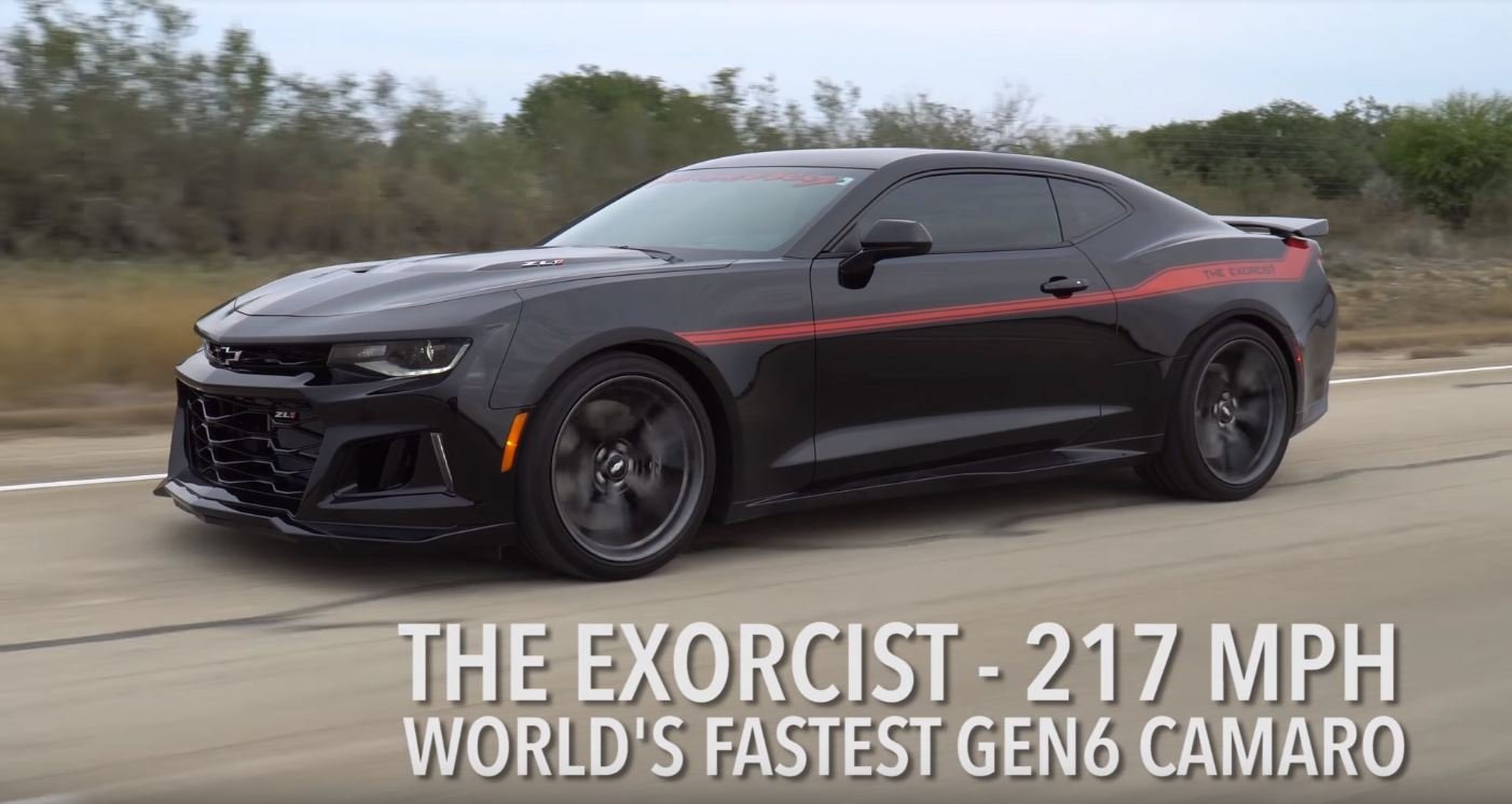 Hennessey Camaro ZL1-The Exorcist-top speed run