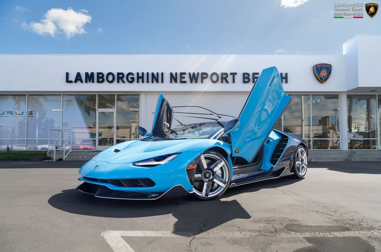 Blue-Cepheus-Lamborghini Centenario Roadster-Newport Beach-1