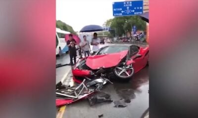 Ferrari 458 Italia-China-Crash