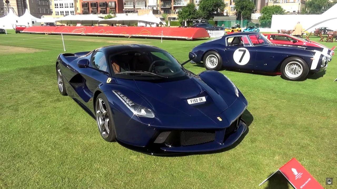 Pink Floyd-Nick Mason-LaFerrari-Blue-2018-London-Concours-1