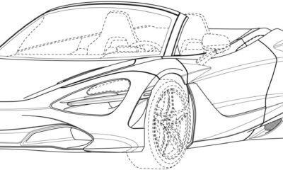 Mclaren 720S Spider Patent Drawings 08