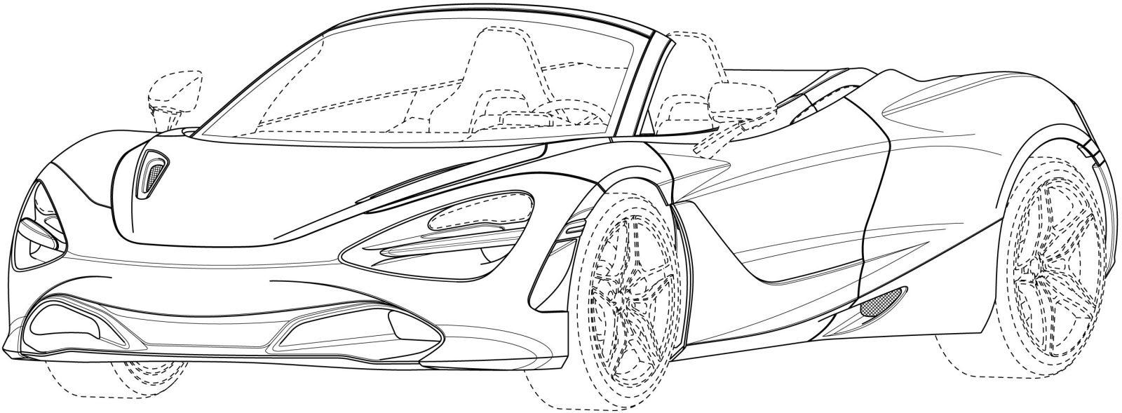 Mclaren 720S Spider Patent Drawings 08