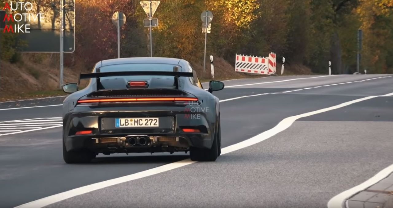 992 Gen Porsche 911 GT3 Nurburgring spy shots