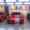 Ferrari themed mancave Phil Trigiani