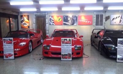 Ferrari themed mancave Phil Trigiani