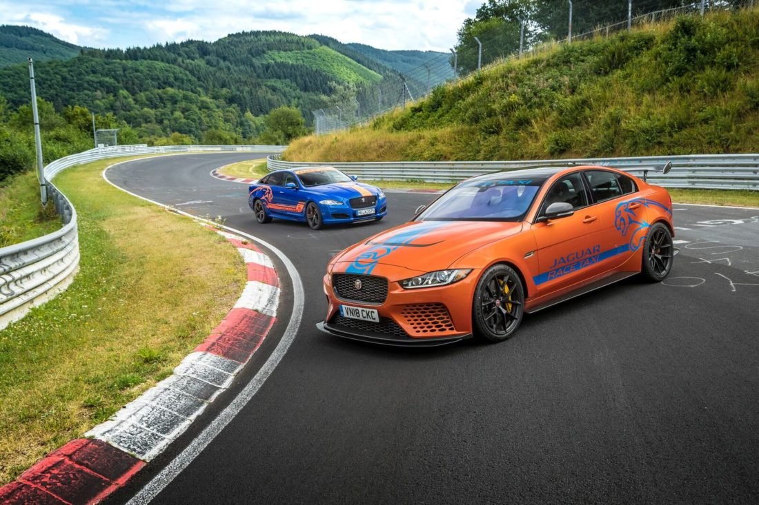 Jaguar XE EV Project 8 Nurburgring Race Taxi