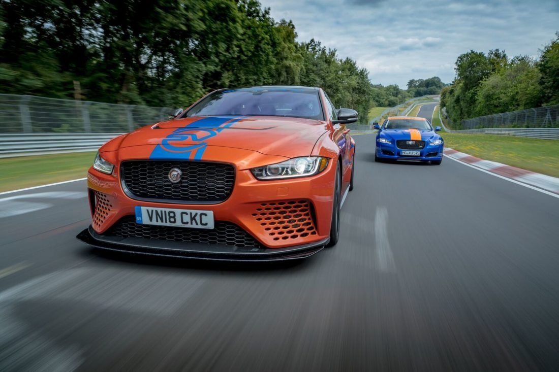 Jaguar XE EV Project 8 Nurburgring Race Taxi