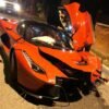 LaFerrari crash Beverly Hill California USA