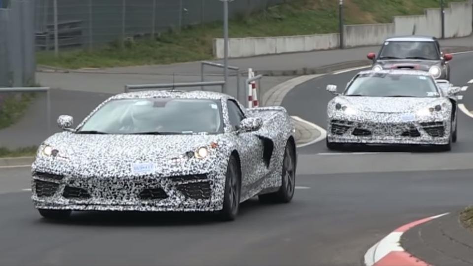 Mid-Engined Chevrolet Corvette C8 Testing