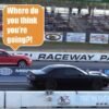 Mustang vs Challenger Helcat drag race