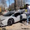 Lamborghini Huracan Performante-crash-UK-2019