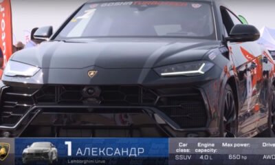 Lamborghini Urus Porsche Cayenne Turbo Drag Race