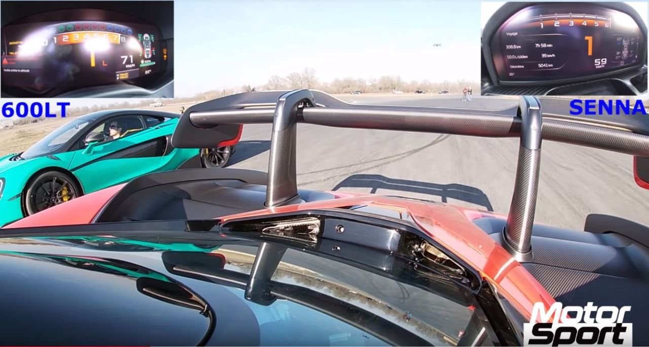 Mclaren Senna-600LT-drag race
