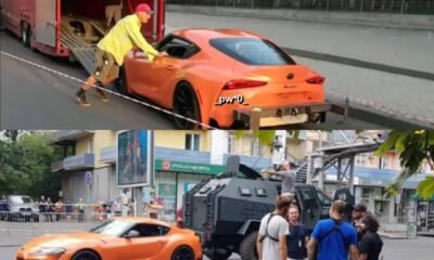 Orange Toyota GR Supra MkV-Fast and Furious