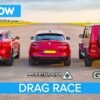 Jaguar F-Pace SVR-Alfa Romeo Stelvio-Mercedes-AMG G63-drag-race