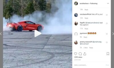 Corvette-C8-burnout-donut
