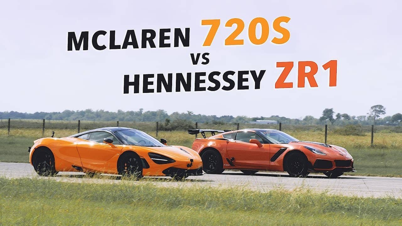 Hennessey-Corvette ZR1-McLaren 720S