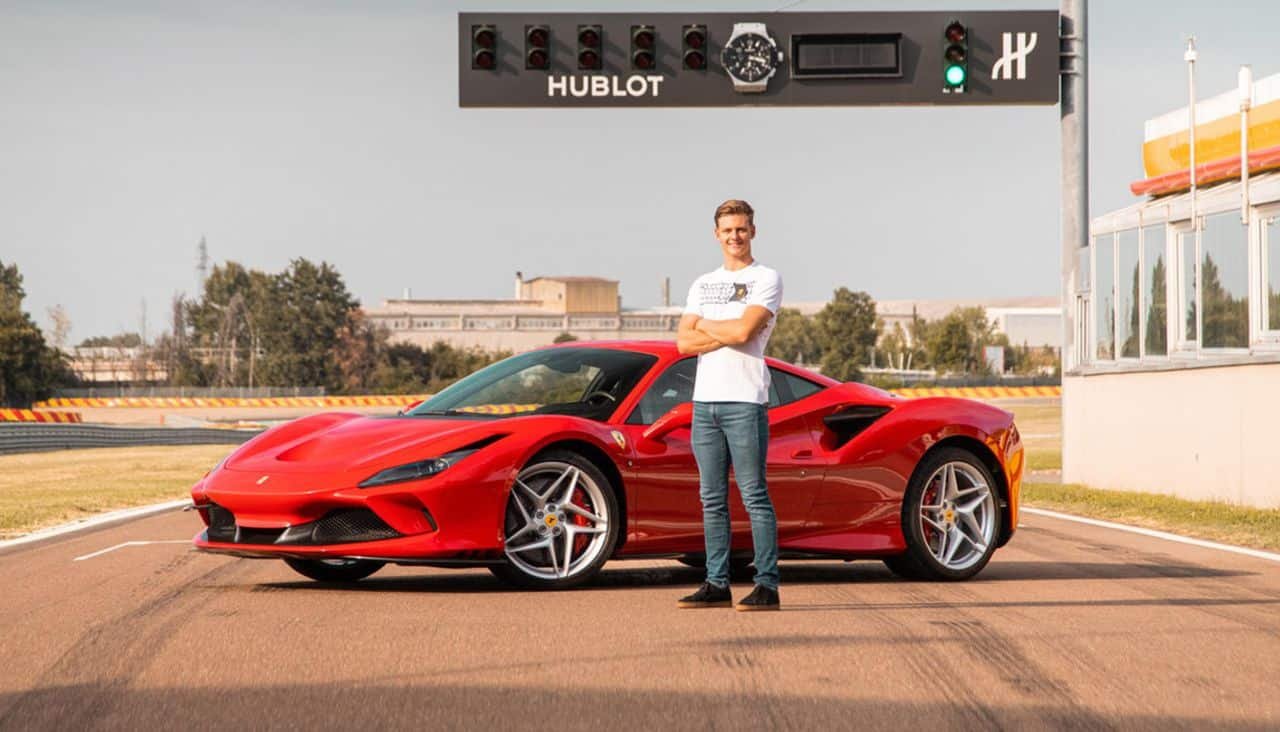 Mick Schumacher-Ferrari F8 Tributo-Fiorano