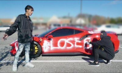 Lucas and Marcus-Ferrari-vandalized