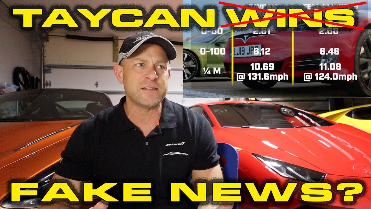 Porsche Taycan vs Tesla Model S-Top Gear-Cheated