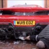 Washing a Ferrari 488 Pista Supercar