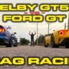 Ford GT vs 2020 Mustang Shelby GT500 drag race