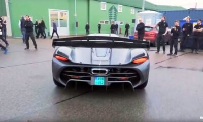 Koenigsegg Jesko prototype-first test drive