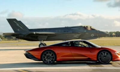 McLaren Speedtail vs F35 Fighter Jet-Top Gear