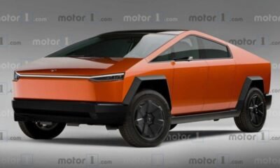Production-spec Tesla Cybertruck-Rendering