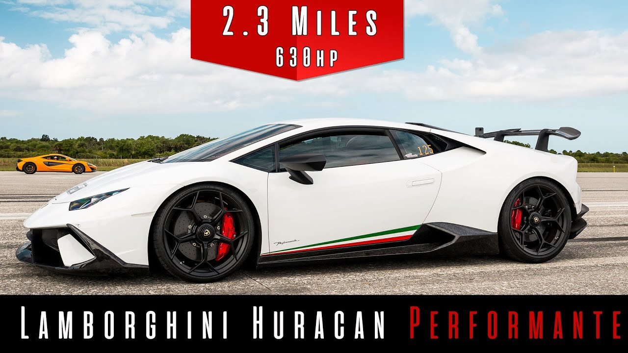 Supercharged Lamborghini Huracan Performante-Top Speed