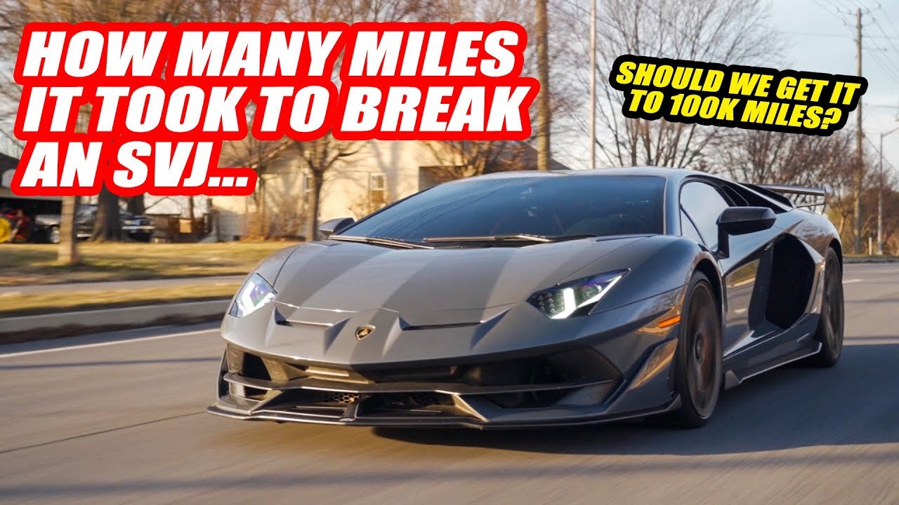 Highest Mileage Lamborghini Aventador SVJ
