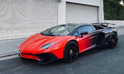 Chris Brown-Lamborghini Aventador SV Roadster-dual-tone-faded