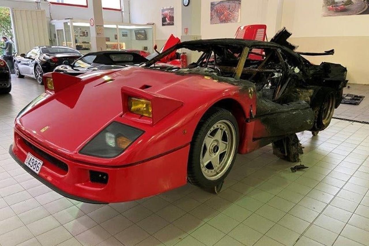 Ferrari F40 Monte Carlo-Fire-Restoration-1