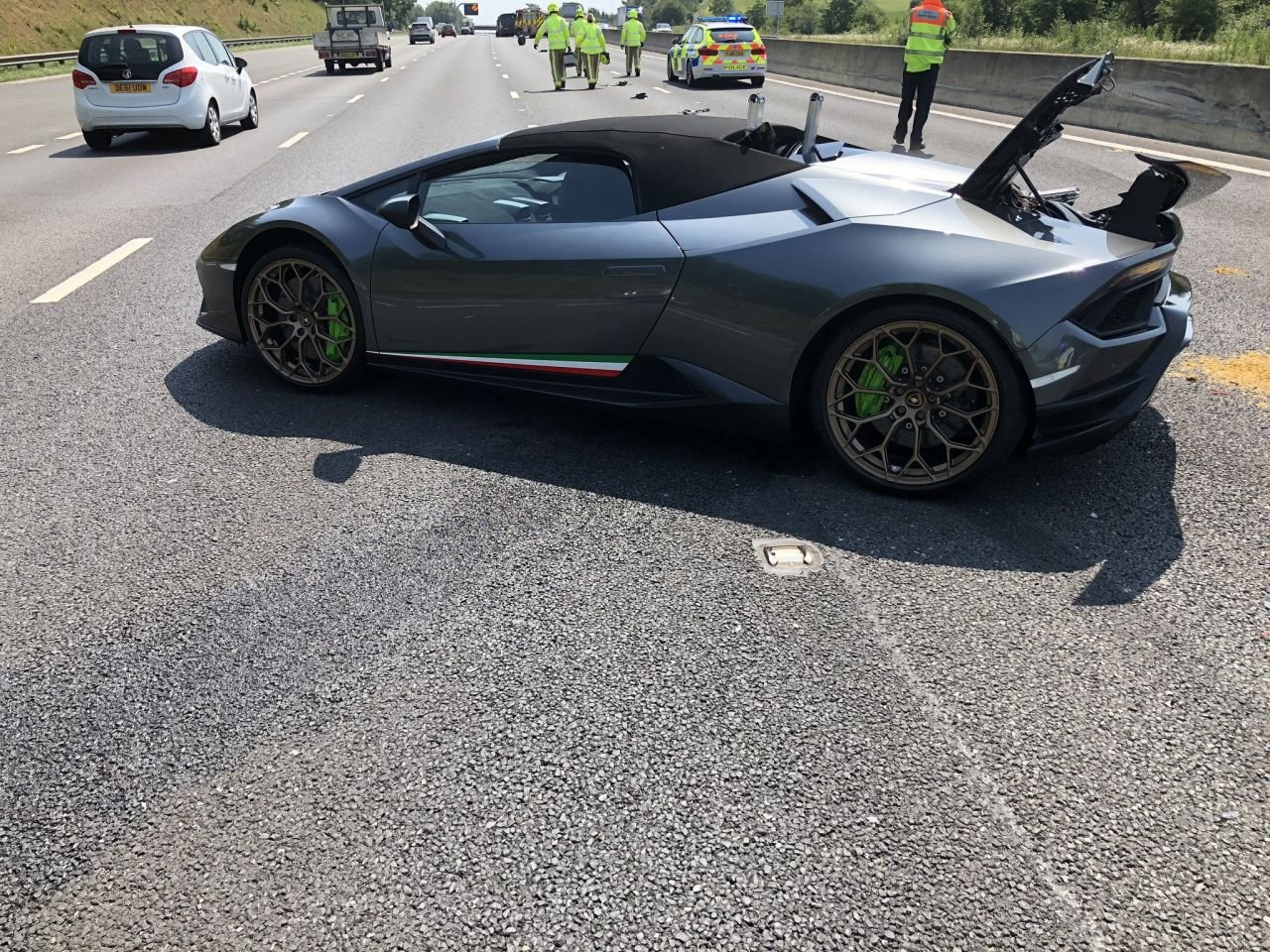 Lamborghini Huracan Performante Spyder-Crash-UK-2