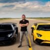 Lamborghini Aventador SVJ vs Aventador SV drag race