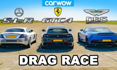 McLaren SLR vs Ferrari GTC4Lusso vs Aston Martin DBS Superleggera