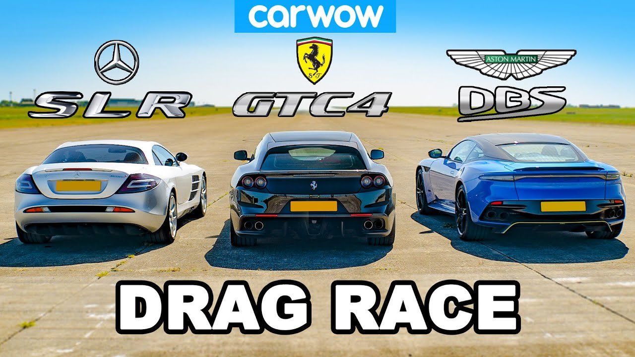McLaren SLR vs Ferrari GTC4Lusso vs Aston Martin DBS Superleggera