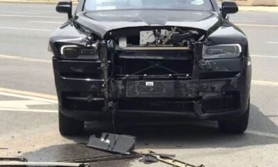 Rolls Royce Cullinan Black Badge-Crash-China-1