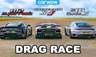 Ferrari 812 Superfast vs Lamborghini Aventador SVJ vs Porsche 911 Turbo S