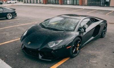 Lamborghini Aventador hail storm dent damage