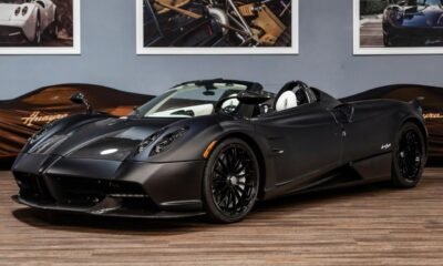 Matte Black Pagani Huayra Roadster-for-sale-4