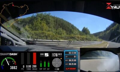 Twin-turbo Lambo Huracan Zyrus-Nurburgring-Crash