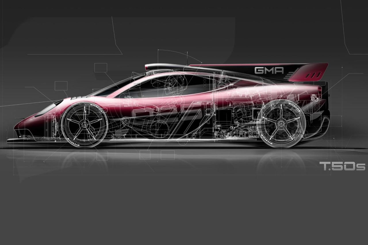 GMA T50S Track Speed race car-teaser