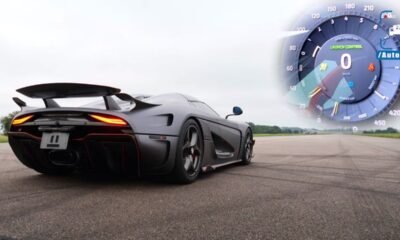 Koenigsegg Regera acceleration run