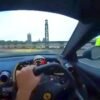 Ferrari 812 Superfast crash-London