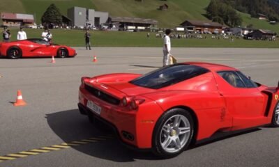 Ferrari Enzo-LaFerrari-drag-race