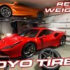 Ferrari F8 Tributo weight