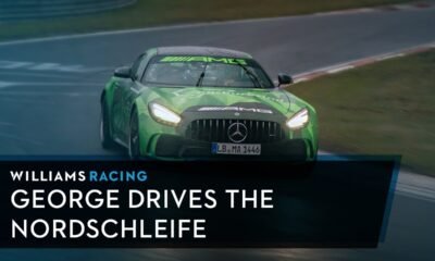 Williams F1 George Russell-Mercedes-AMG GT R- Nurburgring