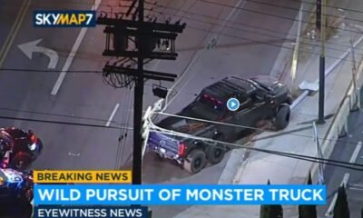 Hennessey VelociRaptor 6x6 police pursuit-LA