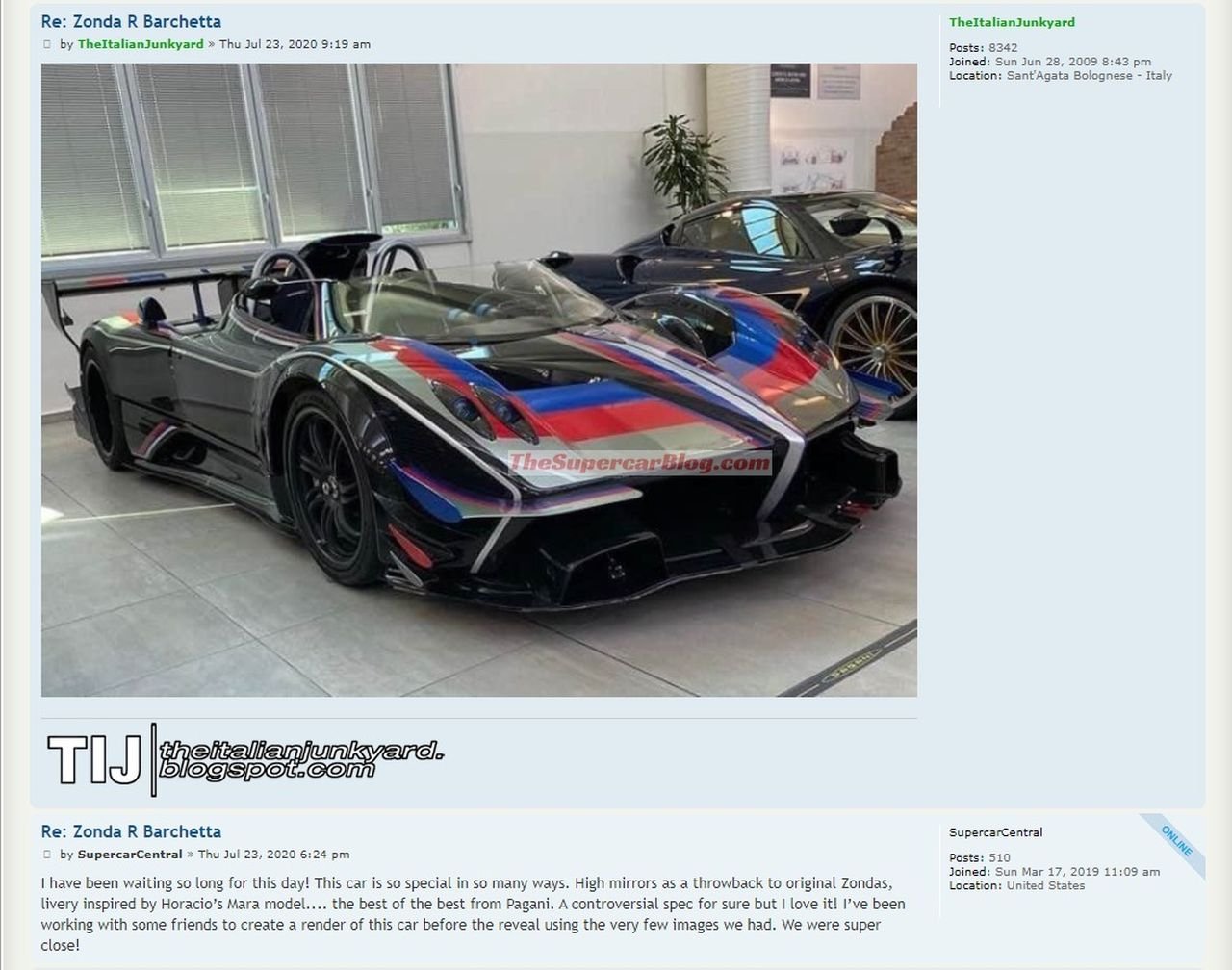 Pagani Zonda R Barchetta-Leaked-scoop-image